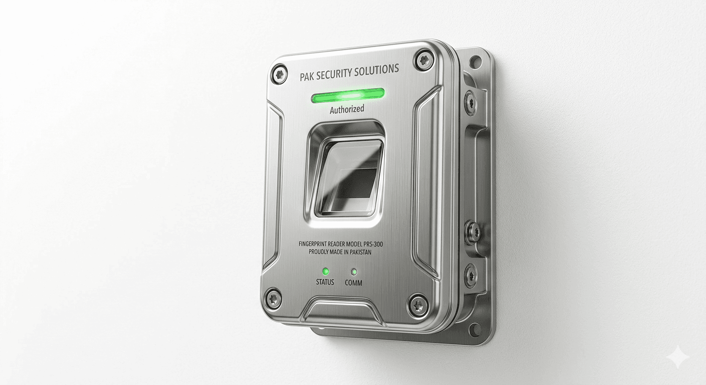 Professional fingerprint biometric reader device with high-resolution sensor technology