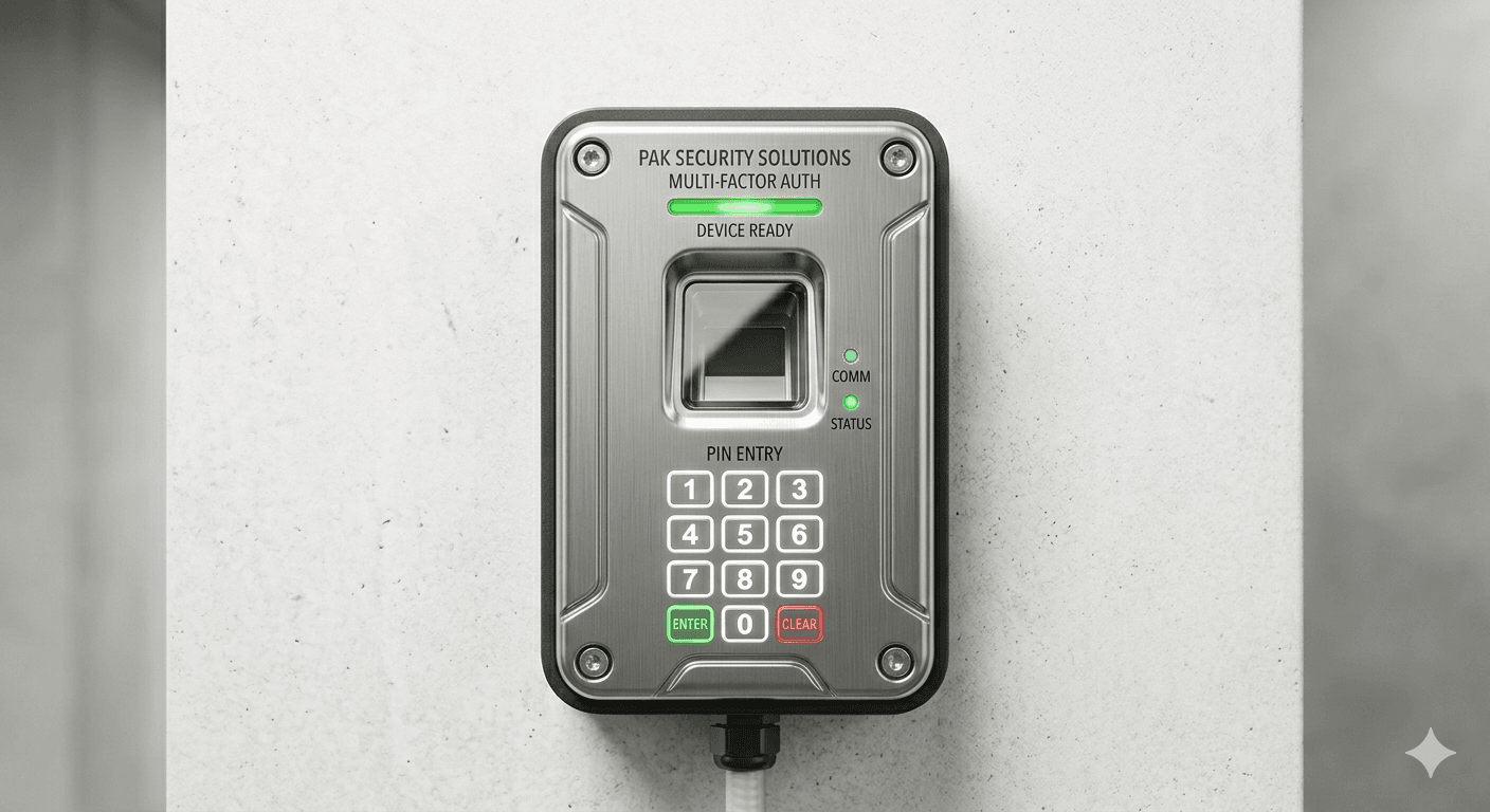 Multi-factor authentication system combining biometric and PIN verification