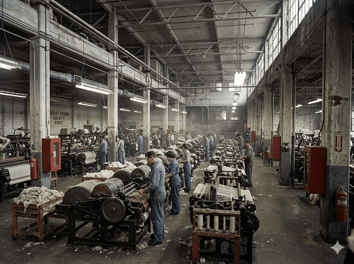 Facility before fire alarm installation with basic manual systems