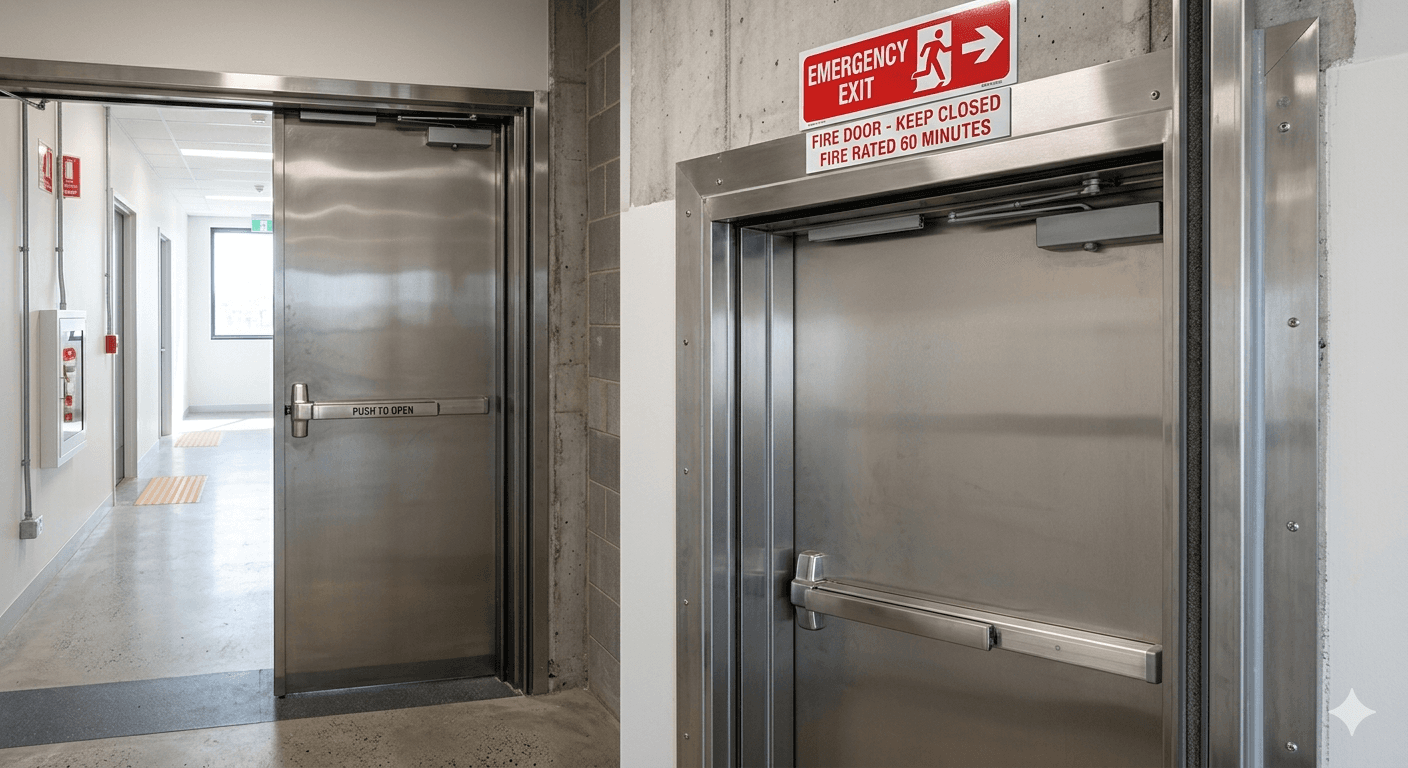 Professional fire-rated doors installation for life safety and property protection in commercial buildings