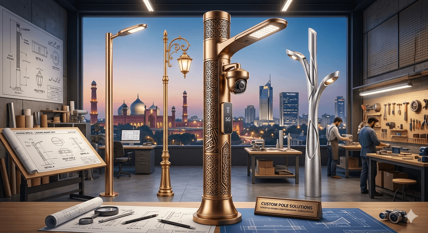 Custom Design Poles